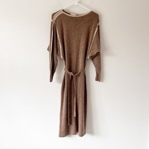 Vintage Vicky Vaughn Silk And Rabbit Hair sweater Dress